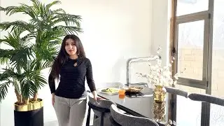 Snowy Nature Day | Making Kuku Sabzi with Fresh Vegetables