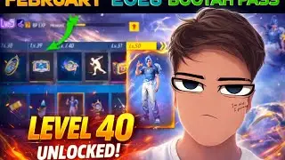 LEVEL 40 UNLOCKED 😱🔥 | February 2026 Booyah Pass Rewards 💥