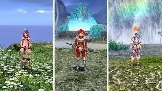 Ys VIII: Lacrimosa of DANA - All Costumes Showcase +DLC (PS4)