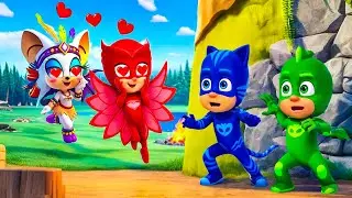 Unexpected Feelings Rise Between Catboy, Owlette, and Gekko | PJ Masks Animation 🌙💫
