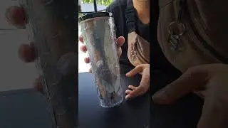 Стаканчик Starbucks с холодным напитком #starbucks #кофе #термос #багиосити