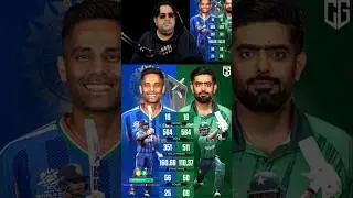SKY vs Babar in men's T20 WC🏆// #shorts #viralvideo #suryakumaryadav #babarazam #abcricinfo