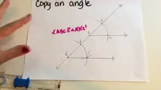 Copy an angle to construct parallel lines