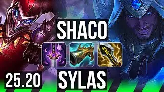SHACO vs SYLAS (JGL) | Legendary | KR Diamond | 25.20