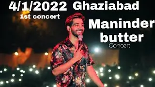 Vlog 1|Maninder butter|Concert|in H.L.M College Ghaziabad 🔥