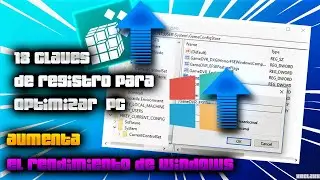 18 claves de registro para aumentar el rendimiento de windows, Regedit FPS BOOST, Optimizacion Gamer