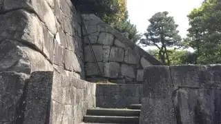Stone Walls, Stone Steps, Tokogawa's, Nijojo, Castle, Kyoto, Japan