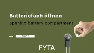 FYTA Beam Batterie einlegen - fyta.de