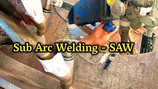 Desi Sub Arc Welding - SAW 🤩😍 !!  Submerged Arc Welding Animation 