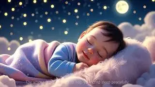 Sleepy Moon Lullaby 🌙✨ | Calm Bedtime Music for Kids