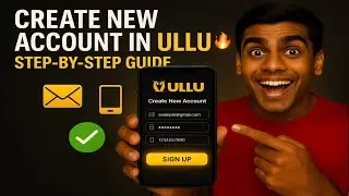 How to create new account in ULLU | new account kaise banaye