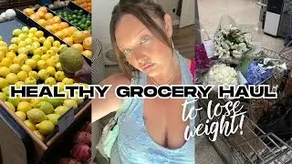 WEEKLY HEALTHY AND AFFORDABLE GROCERY HAUL FOR WEIGHT LOSS | SHOP AT ALDI