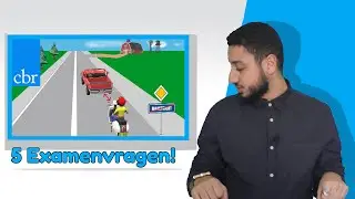 5 bromfiets CBR theorie examen vragen! (2021)