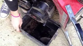 PushMowerRepair.com &mdash; замена масла Briggs