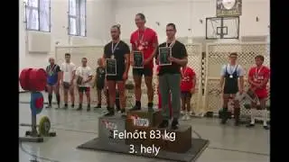 Füzesi Marcell (-83) - XXIX. Ifi-Jun-Mas, Felnőtt Erőemelő OB, Orosháza, 2018.10.27-28.