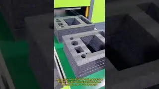 Automatic Hot Plate Welding Machine | How to weld PE EPE XLPE Foam Inserts Trays?
