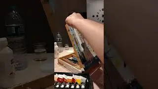 Mio quadro astratto originale a tecnica mista: 
