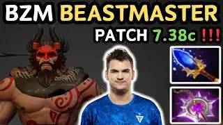 🔥 Bzm BEASTMASTER Midlane Gameplay Patch 7.38c 🔥 Rank 4 BZM - Dota 2