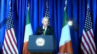 Vice President Joe Biden is inducted into the Irish America Hall of Fame