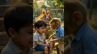 This Monkey Changed a Child&rsquo;s Day Forever ❤️ #monkey  #3danimation#ytshorts #shortsfeeds #short