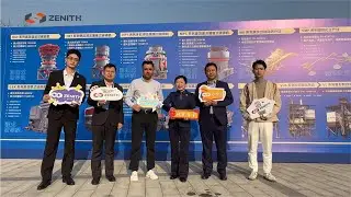 ZENITH is honored to be here with you for the China International Aggregates Conference. #zenith