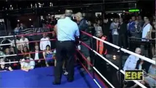 sam Clark - first round knock out!