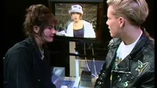 Kylie Minogue forgets Cathy Dennis's name (Countdown Revolution, 9th February 1990)