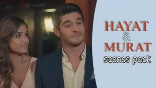 hayat & murat scene pack | #aşklaftananlamaz | turkish drama | #handeer&ccedil;el #burakdeniz #hayatmurat |