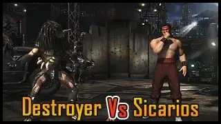 MKXL: K.C. Week 10 - Destroyer (Predator) Vs Sicarios (Liu Kang, Kun Jin)