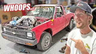 Cheap Racecar Challenge Ep.7 - The Sideways Turbo Disaster... Jackstand's 240 Is Alive!!!