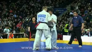 The 5th Karate World Cup 1/4 man middleweight 4 Lisauskas-Maeda
