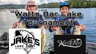 Fishing a tournament at Watts Bar Lake placed top 5 big smallmouth and largemouth bass 