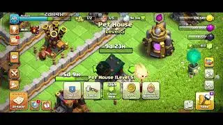 upgrading pet house to level 5 (Clash of Clans) #clashofclans #coc #clashing #gaming