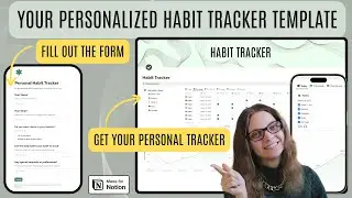 The best habit tracker is the one made just for you! [Notion personal template]