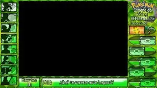 Layout Pok&eacute;mon Esmeralda Shiny RANDOMLOCKE // Speed Art