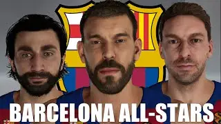 NBA 2K20 | FC Barcelona All-Stars Team Creation ✪ All Players are in the Official Database!!!