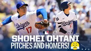 Shohei Ohtani&rsquo;s big day on mound and at the plate! (2 Ks, 1 HR, 5 RBIs) | 大谷翔平ハイライト