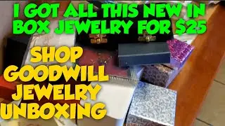 Shop Goodwill Jewelry Mystery Box Unboxing Mystery New Source Online #shop goodwill