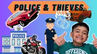 Police vs Thief 🚓 Fun Chase Adventure for Kids | Kids Role Play Cartoon
