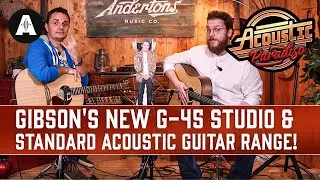 Gibson's Most Affordable USA-Made Acoustic Guitars! - NEW Gibson G-45 Studio & Standard Range