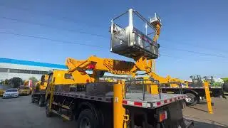 Heavy-Duty Isuzu 4x2 25m Aerial Platform Truck for Roadside Lamp Repair, and Billboard Installation