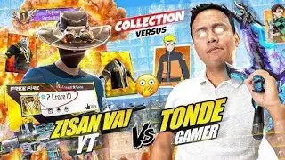 Zaisan yt vs tonde gamer 🤯 collection verses part 4 😮😱 #video #ff #tondegamer @TondeGamer @ff̈̇̃