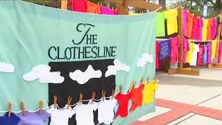 Annual clothesline project workshop bringing awareness