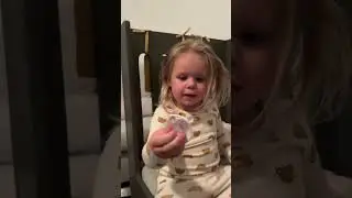 Baby Naomi saying that that pacifier is broken. Cute Baby Video!
