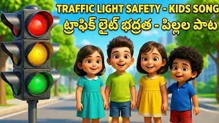 🚦 Traffic Light Safety Song for Kids | Red Yellow Green | Road Safety Rhyme | 3D Kids Song
