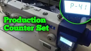 Juki Sewing Machine  DDL-7000A-7 Production Counter Set প্রোডাকশন কাউন্টার সেটিং @DksewingMachine