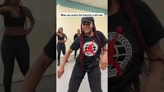 She actually ran out 😂 #MFKAfro #dmvdance