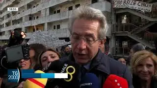 Napoli, si demolisce Vela Gialla di Scampia