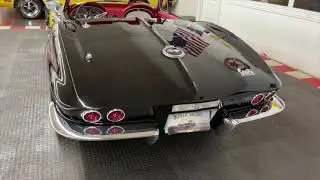 1967 Chevrolet Corvette - CONVERTIBLE - REAL BLACK/RED COLOR COMBO - TANK STICKER -