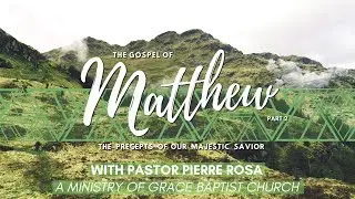 Sermon: How to Govern Greed (Matthew 6:19-24)